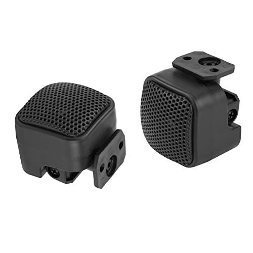 Keenso Par de Tweeters de Audio para Automóvil, Altavoces Cuadrados de Plástico para Automóvil, 500 W, 97 DB, Compactos, Fáciles de Instalar, para Sistemas de Audio para de 12 V, Conductores Que