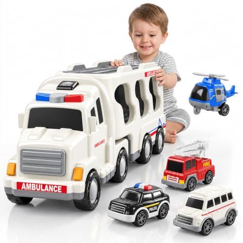 Los mejores juguetes de ambulancia para niños: análisis del set WOANZZ de 5 piezas