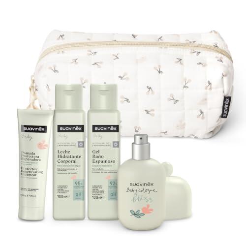 Guía completa del neceser de recién nacido Suavinex con cosmética pediátrica