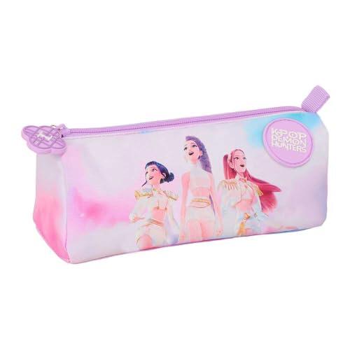 Estuche Escolar Safta K-Pop Demon Hunters: Organización y Estilo Juvenil