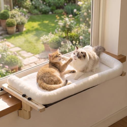 El refugio definitivo para gatos: Análisis de la Cama para Ventana Pecute
