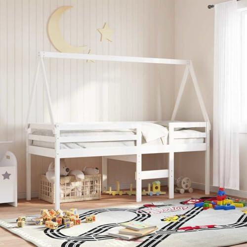 Transforma tu dormitorio con el elegante y funcional Techo para Cama de Madera Maciza KTHLBRH
