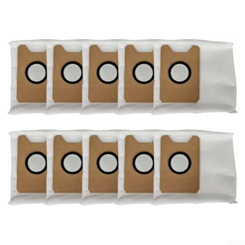 Bolsas de vacío aptas para bases de autovaciado Conga Y70 / Y70-Genesis, bolsa de filtro no tejida fundida, selladas/resistentes al desgarro, bolsas de estación vacía automática (paquete de 10)