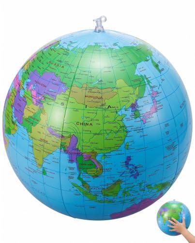 Descubre el Globo Terráqueo Inflable: Aprendizaje Geográfico Práctico y Versátil