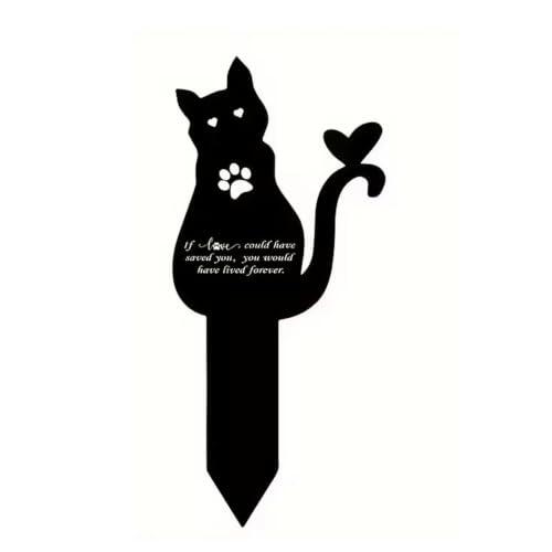 Cómo honrar la memoria de tu felino: Placa conmemorativa de acrílico