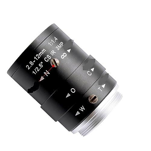 Guía técnica sobre la lente varifocal de 2,8-12 mm para sistemas de videovigilancia y microscopía
