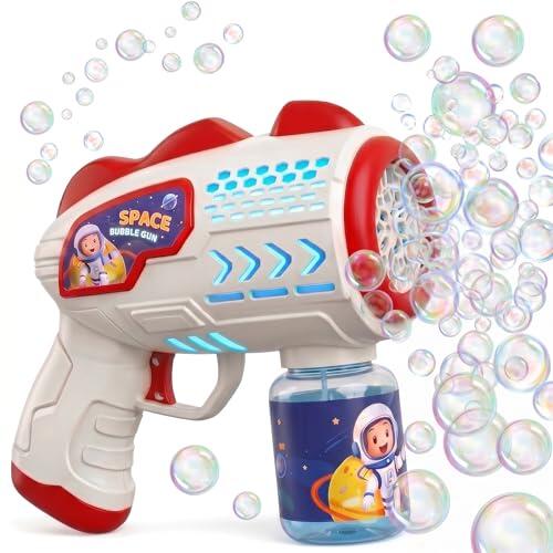 Magia en el aire: Análisis completo de la pistola de burbujas recargable con luz LED