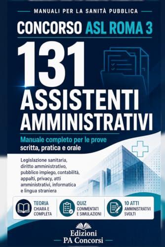 Guía definitiva para superar el concurso de la ASL Roma 3 para 131 Assistenti Amministrativi