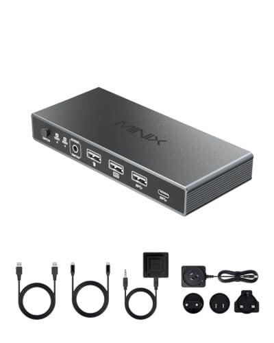 Optimiza tu espacio de trabajo: Análisis del conmutador MINIX 8K USB-C y HDMI KVM