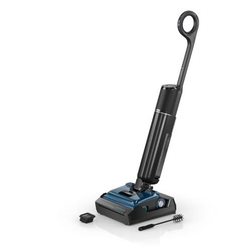 Bosch Fregona aspiradora eléctrica 2 en 1, BHF61BS, sin Cable, en Negro | Aspira y friega en una sola pasada eliminando suciedad, manchas y líquidos.