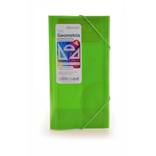 Todo lo necesario para geometría en un práctico set organizado