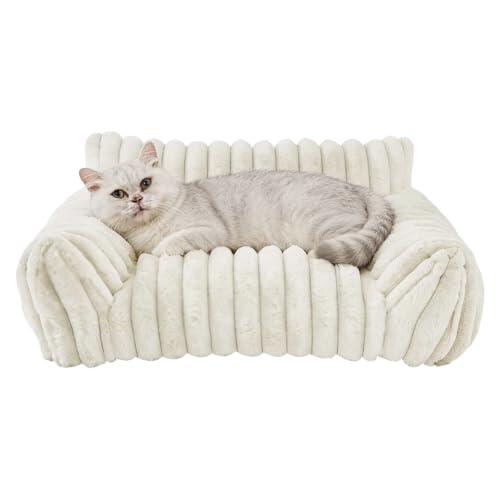 Sofá para mascotas, cama lavable para gatos con borde, para perros pequeños y gatos