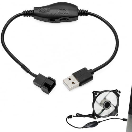 Controla tus ventiladores de PC por USB con este adaptador con regulador y interruptor