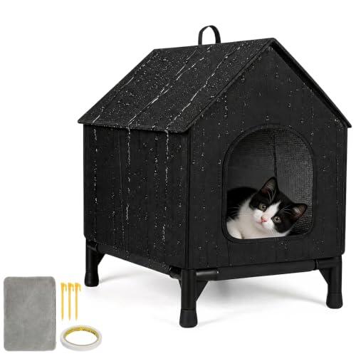 Refugio ideal para mascotas: análisis de la casa exterior JYQOQH