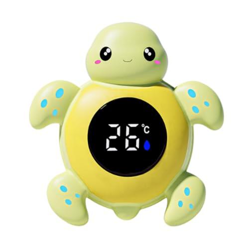 MEWFYI Termómetro Para Bañera, Flotante Digital, diseño de tortuga marina, termómetro de baño para bebés, Para la temperatura de baño ideal, Para Uso De Niños En El Hogar, Baño, Ducha Y Piscina