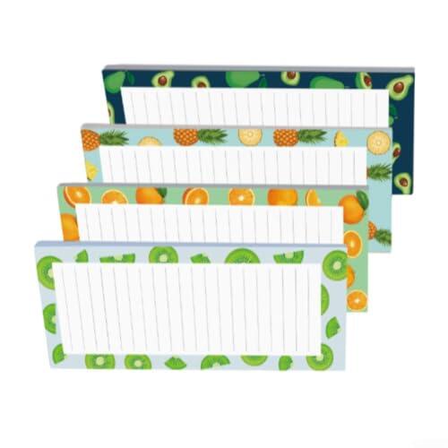 Organización Creativa: Bloc de Notas con Diseño de Frutas para el Día a Día