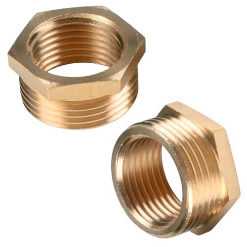 Soluciones de Fontanería: Adaptadores de Latón Shengxi 3/4" a 1/2"