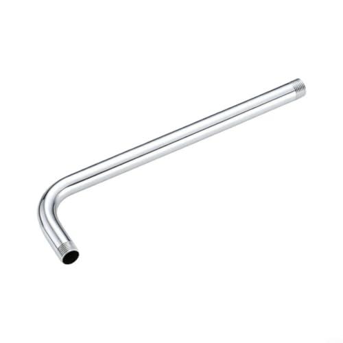 Extensión de brazo de ducha de acero inoxidable de 43 cm, barra de fijación