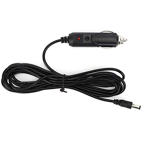 Naroote Cable de Alimentación Universal para Encendedor de Cigarrillos, 2 uds., con Luz Indicadora para Cargadores de Coche y Accesorios, 3 Metros de Largo