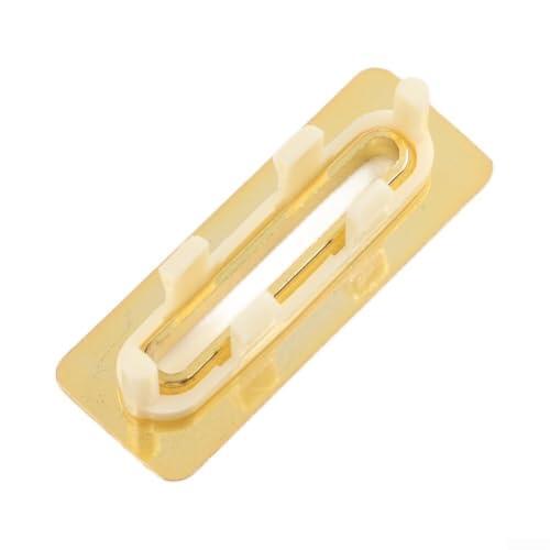 Renueva tu lavabo con estilo: El anillo rectangular de latón dorado