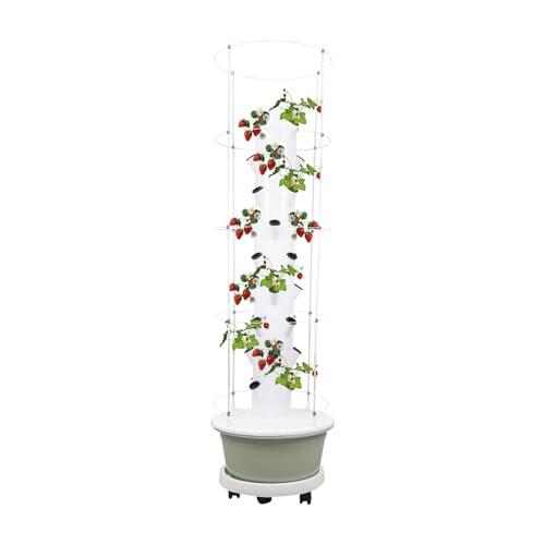 Cultiva en casa con la Torre Hidropónica de 36 Pods y optimiza tu espacio
