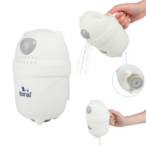 Toral Jarra Baño Bebe con Doble Salida de Agua, Asa Ergonómica