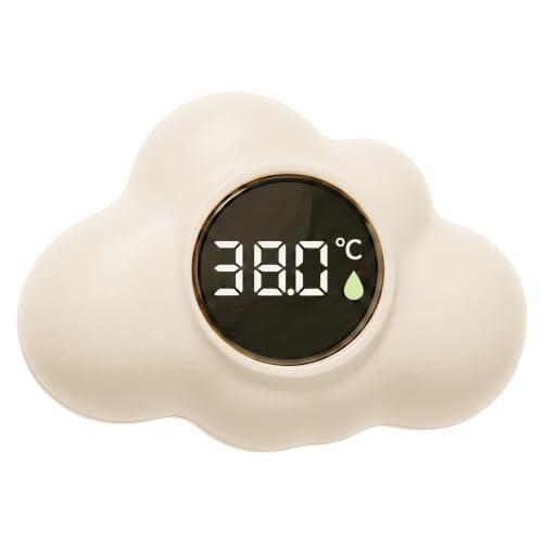 Termómetro de agua|Termómetro de agua para baño, forma de nube, beige