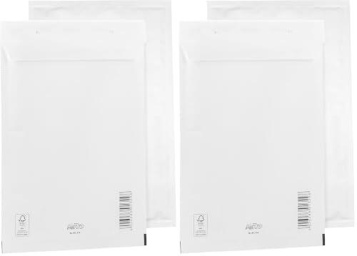 Bantex D4 - Sobres acolchados (10 unidades, 200 x 275 mm), color blanco (Paquete de 2)