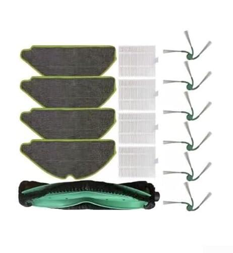 Piezas de repuesto para Roomba 115 para combinado: kit de 15 piezas con cepillo principal, cepillos laterales, filtros y almohadillas de fregona