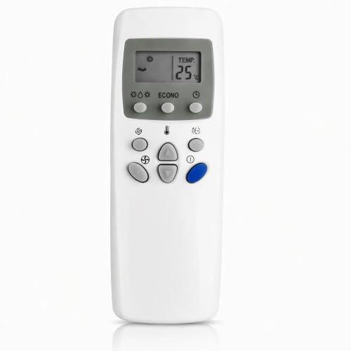 Mando a Distancia de Repuesto para Aire Acondicionado LG | Compatible con 6711A20111K, 6711A20010A y 6711A90023C, Control Remoto con Pantalla LCD para Frío/Calor