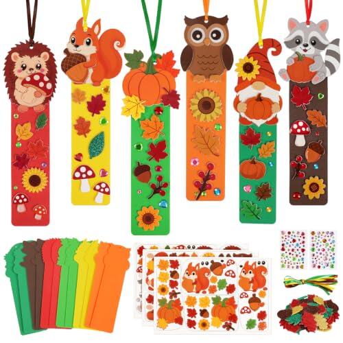 Manualidades de otoño para niños: Guía del set de marcapáginas Edonkvi