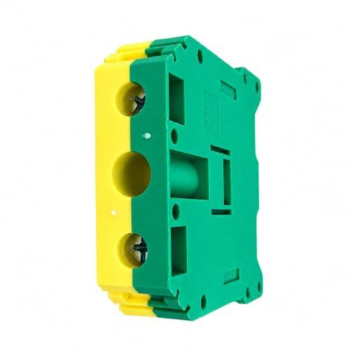 Guía Técnica: Borna de Tierra Carril DIN 35mm² 125A RSA Amarillo-Verde