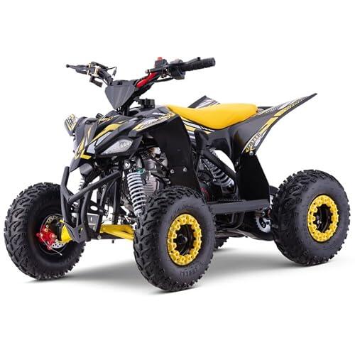 Aventuras sobre Ruedas: Todo sobre el Quad 90cc Infantil de Gasolina en Amarillo