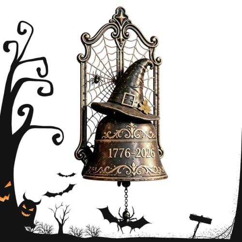 Campana de Hierro para Halloween: Decoración Rústica y Funcional