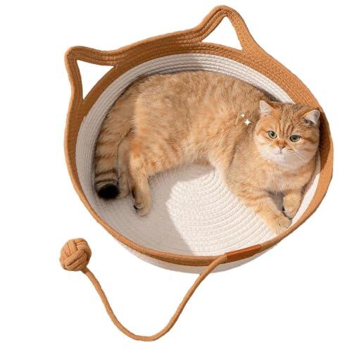 El Refugio Ideal para Felinos: Análisis de la Cesta de Cuerda de Algodón Fenytay