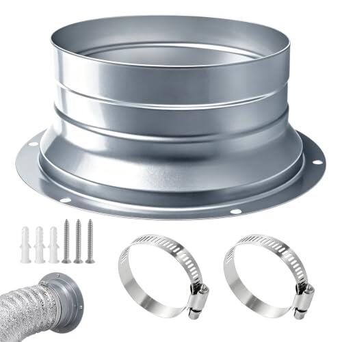 Guía técnica de la brida de canal metálica JOSTIVE de 150 mm para sistemas de ventilación