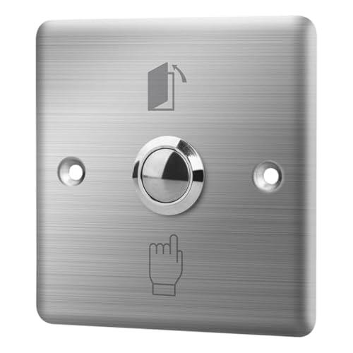 Renueva tu entrada: Botón de timbre en acero inoxidable resistente