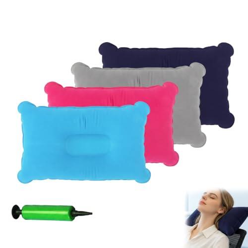 Descanso Portátil: Análisis del Juego de 4 Almohadas Inflables con Bomba