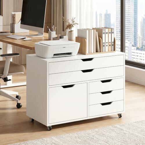 Optimiza el orden de tu oficina con la cajonera con ruedas anrekl