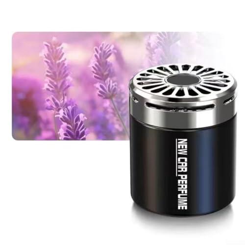 Bálsamo Aromático Vehicular ABS Negro Fragancia Planta(Lavender)