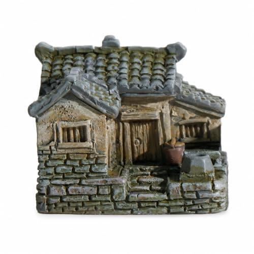 El encanto de lo pequeño: análisis de la Miniatura Construcción Casa Resina Retro Luwecf