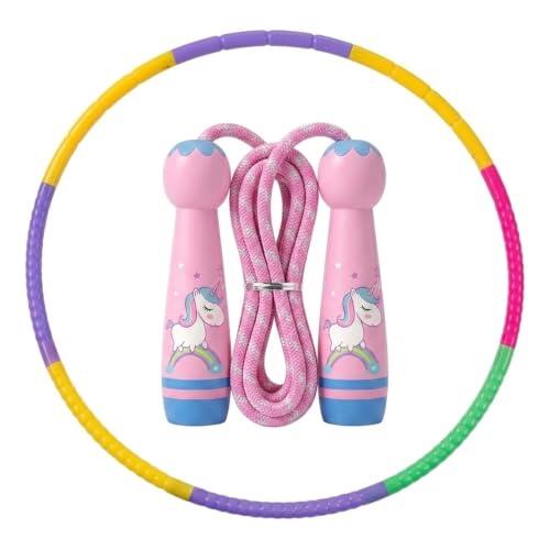 Divertirse en movimiento: Análisis completo del hula hoop desmontable con cuerda de unicornio