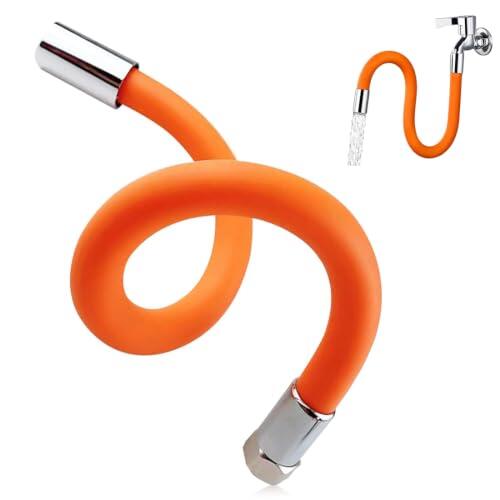 RAIGDY Extension de grifo 50 CM,Acero inoxidable pulido perfecto para cocina bano y mas