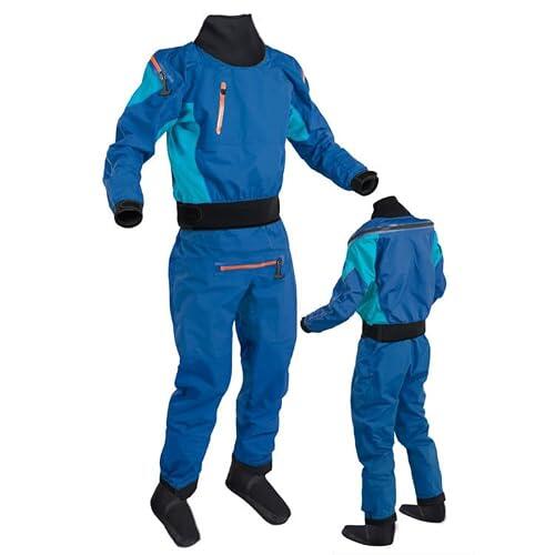 Guía Técnica del Traje Seco LISTaRSw para Kayak en Color Azul y Talla 3XL