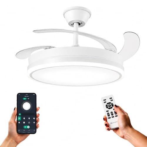 Ventilador de Techo Oslo White: Confort, Diseño y Tecnología en un Solo Dispositivo