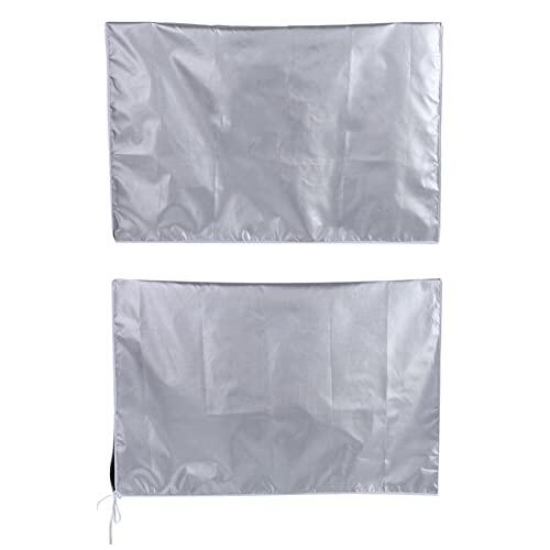 Badafaci Cubierta para Aire Acondicionado Exterior, 80 X 26 X 57 Cm (2p