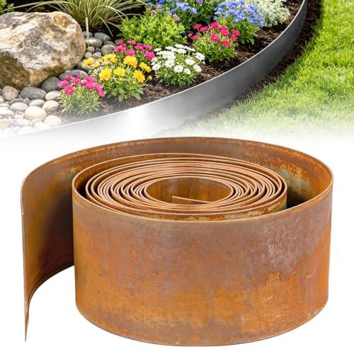 Borde de Corten RITHRY: Delimitación Metálica para Jardines