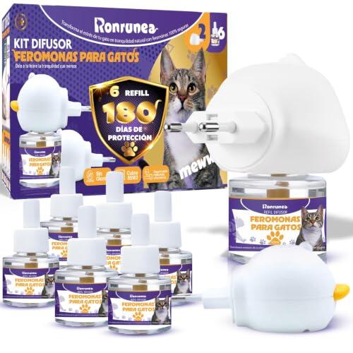 Soluciones eficaces para la convivencia felina: guía sobre el kit de difusores de feromonas Ronrunea