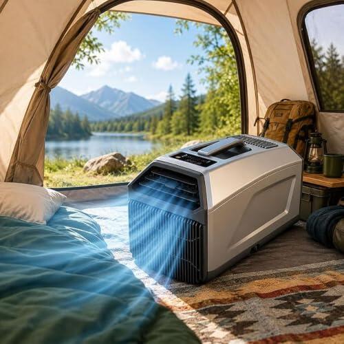Guía Completa del Aire Acondicionado Portátil HONQGAO 3 en 1 para Espacios Reducidos y Camping