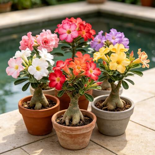 Guía de cultivo para la Rosa del Desierto: elegancia y resistencia en dos bulbos